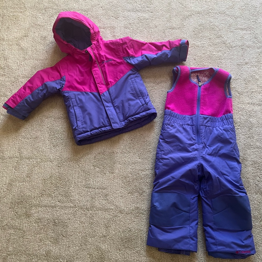 Columbia toddler girls snow suit